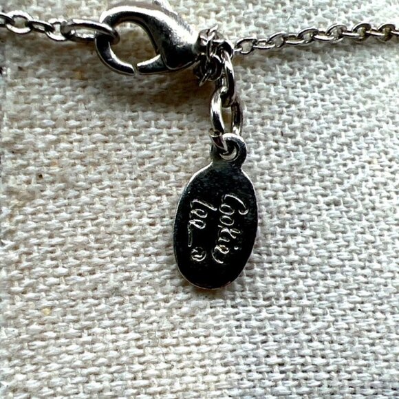 Vintage-Inspired Cookie Lee Cross Necklace With Pink & Clear Rhinestones. B76 - Picture 9 of 14